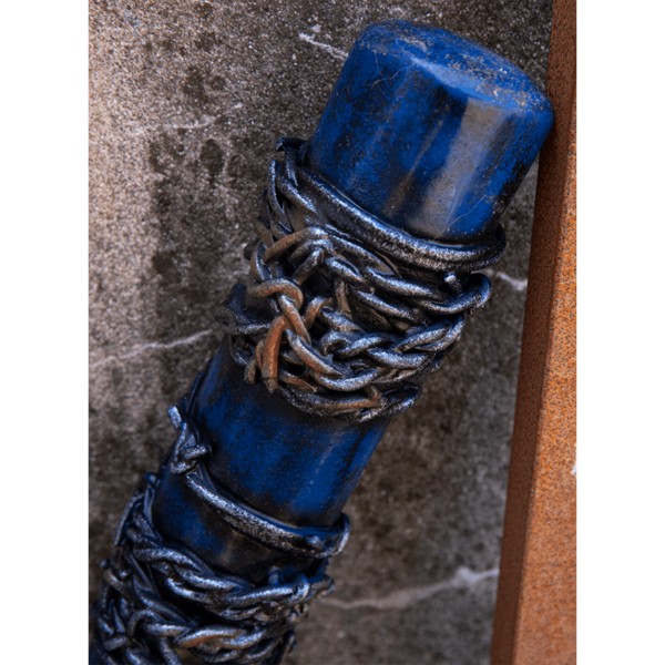 Barbed Wire LARP Bat - Blue