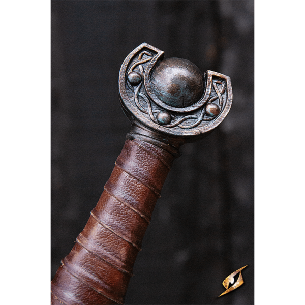 Battleworn Celtic Leaf LARP Short Sword