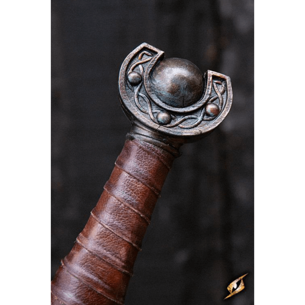 Battleworn Celtic Leaf LARP Sword