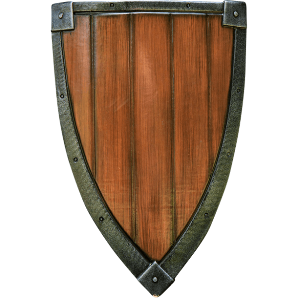 Crusader LARP Shield - Wood