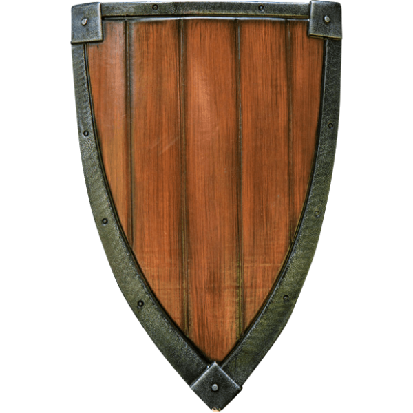 Crusader LARP Shield - Wood