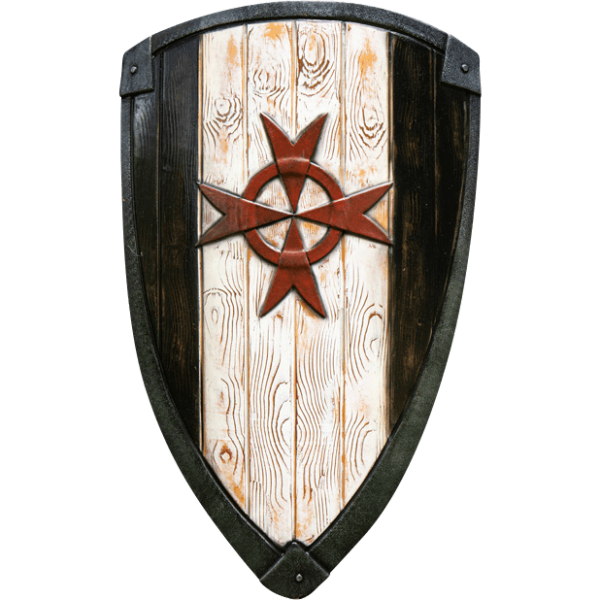 Red Templar LARP Shield