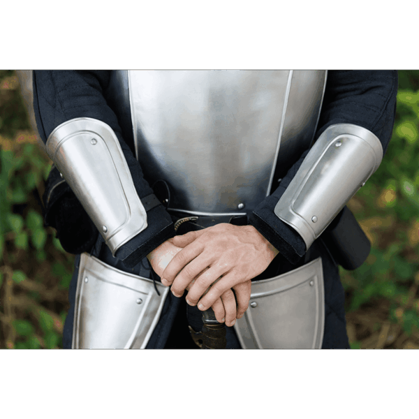 Steel Adam Bracers
