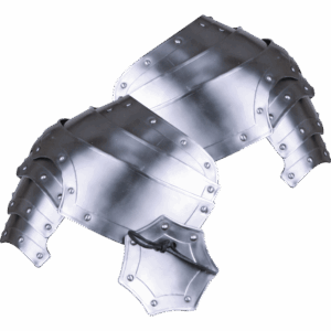 Large Steel Balthasar Spaulders