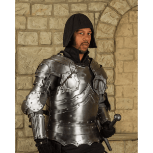 Large Steel Balthasar Spaulders