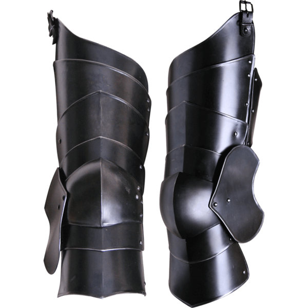 Blackened Markward Full Leg Guards