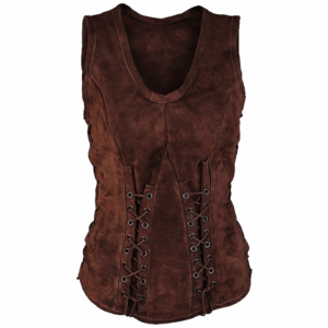 Sarina Suede Bodice