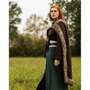 Bjorn Fur Trimmed Cape