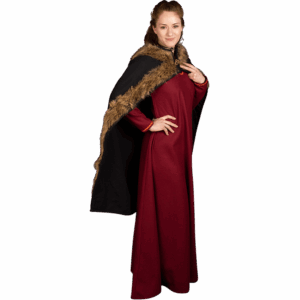 Bjorn Fur Trimmed Cape