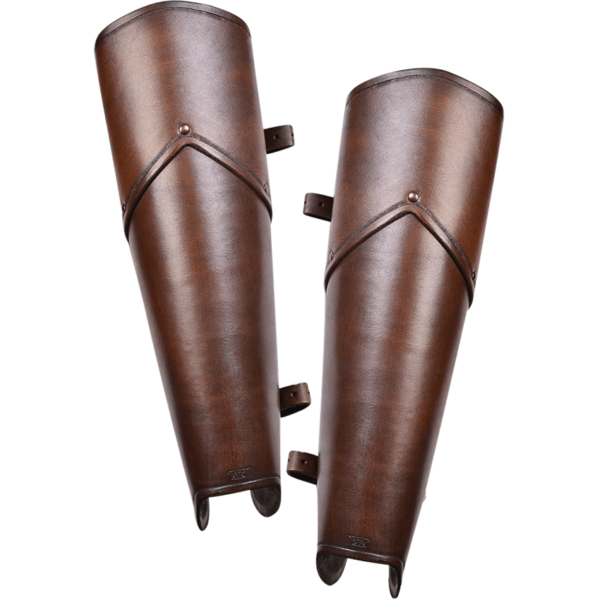 Sigfrid Leather Greaves