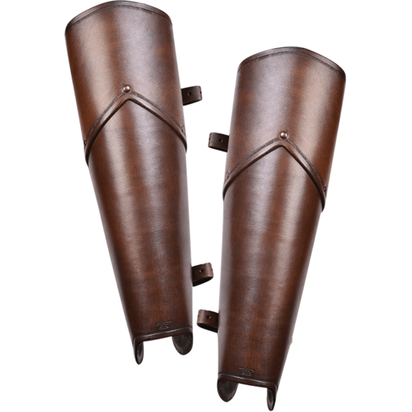 Sigfrid Leather Greaves