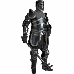 Edward Darkened Leg Guards