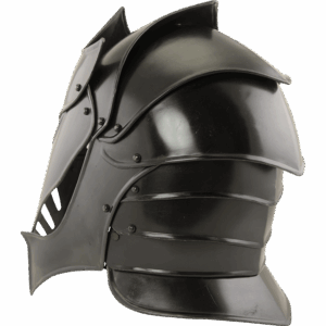 Reginald Darkened Steel Helmet