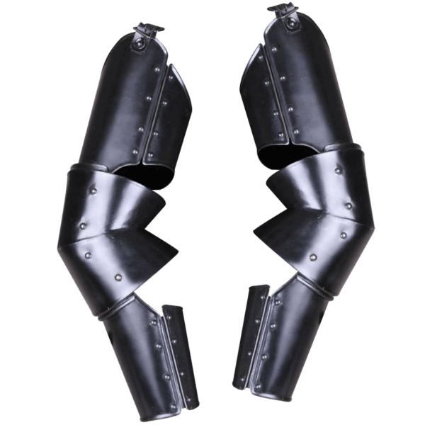 Blackened Markward Full Arm Guards