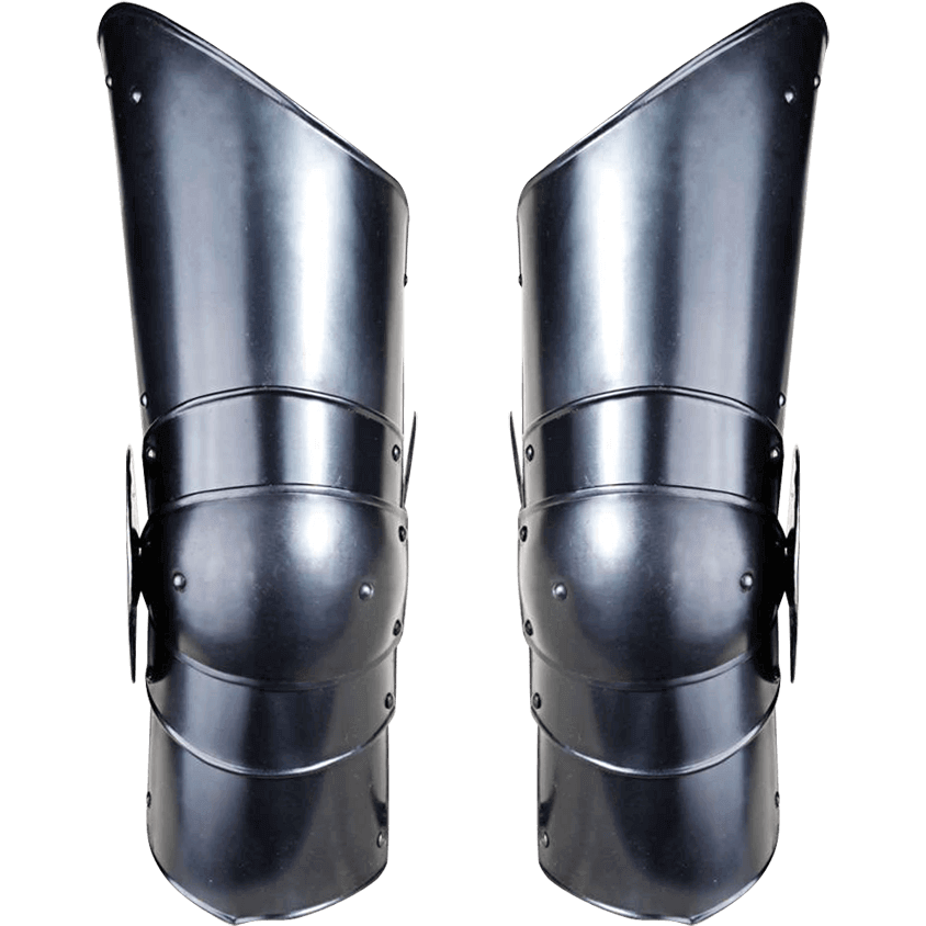 Blackened Gustav Full Leg Guards