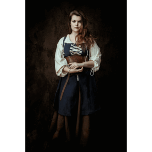 Floral Isolde Leather Bodice