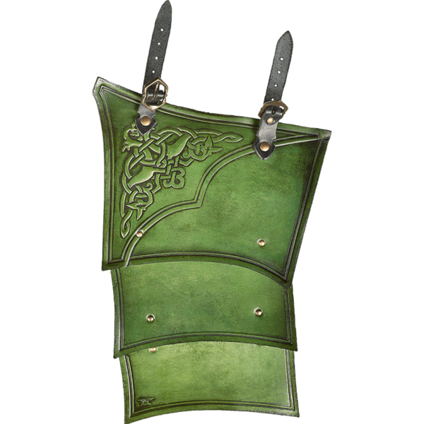 Celtic Mantikor Leather Tassets