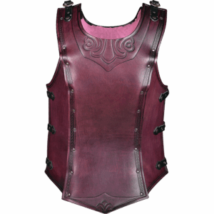 Artemis Embossed Leather Cuirass for Ladies