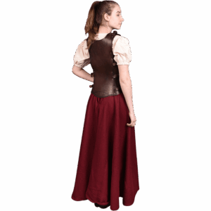 Artemis Celtic Leather Cuirass for Ladies