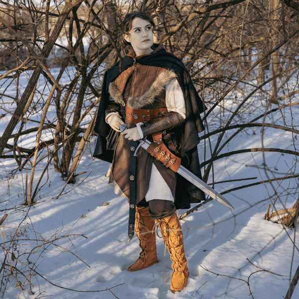 Kim Wool Short Cloak