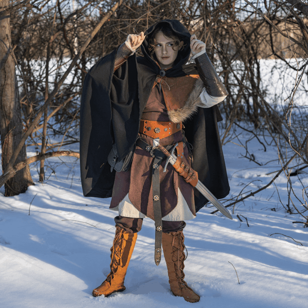 Kim Wool Short Cloak