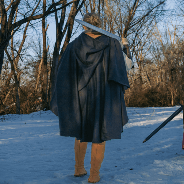 Kim Wool Short Cloak