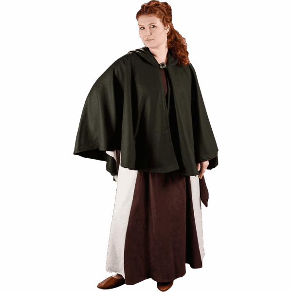 Kim Wool Short Cloak