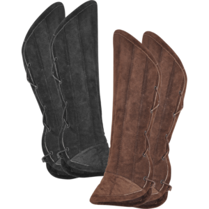 Leopold Suede Padded Greaves