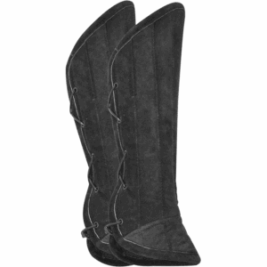 Leopold Suede Padded Greaves
