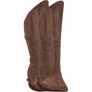 Leopold Suede Padded Greaves