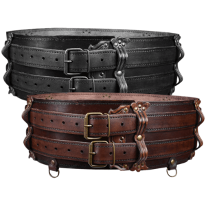 Luthor Leather Double Belt