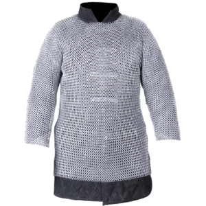 Berengar Long Sleeve Steel Chainmail Hauberk