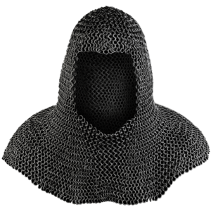 Richard Blackened Chainmail Coif