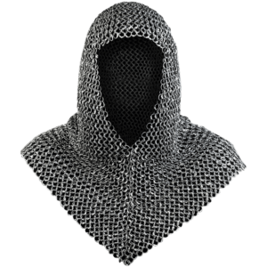 Richard Riveted Oiled Chainmail Coif