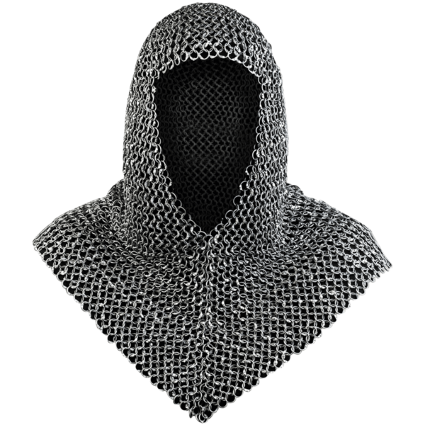 Richard Riveted Oiled Chainmail Coif
