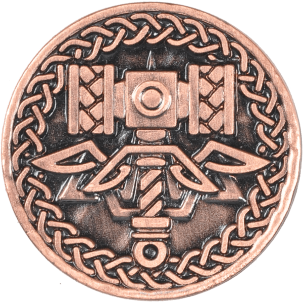 Set of 10 Copper Viking LARP Coins