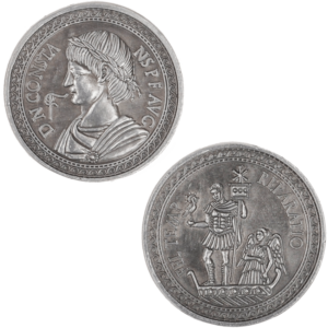 Set of 10 Silver Roman LARP Coins