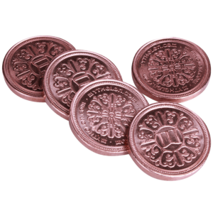Set of 10 Copper LARP Coins