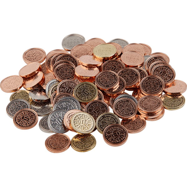 Set of 10 Copper LARP Coins
