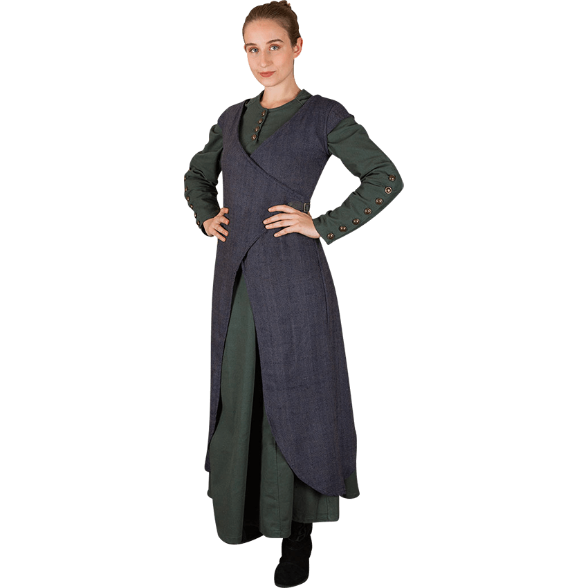 Vysera Herringbone Long Vest - MY100699 - LARP Distribution