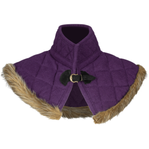 Nimue Fur Lined Wool Gorget