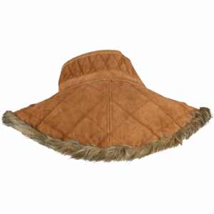 Nimue Fur Lined Suede Gorget