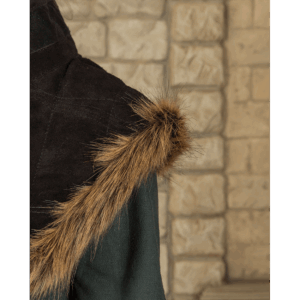 Nimue Fur Lined Suede Gorget