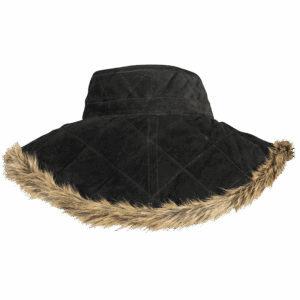 Nimue Fur Lined Suede Gorget