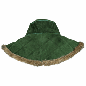 Nimue Fur Lined Suede Gorget