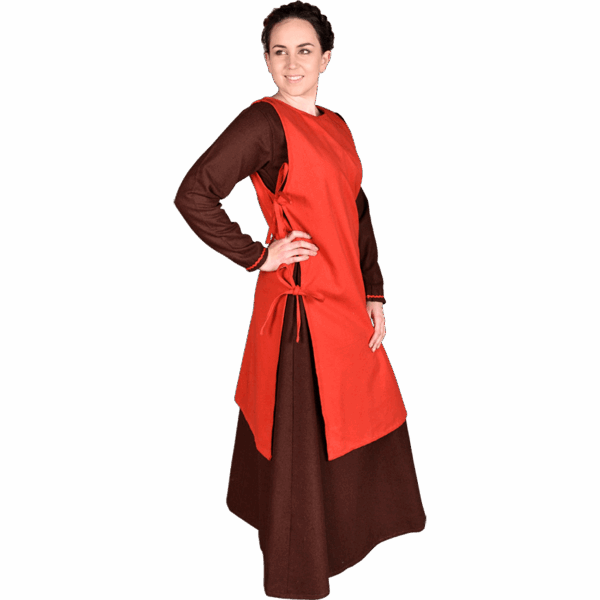 Ormhild Canvas Viking Apron Dress