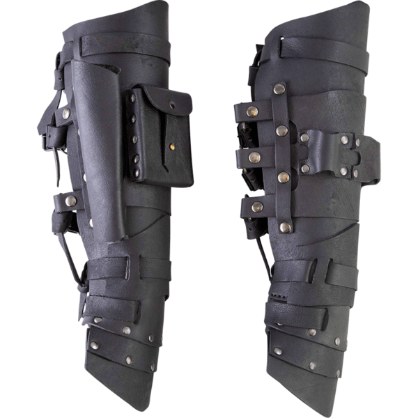 Geralt Leather Greaves