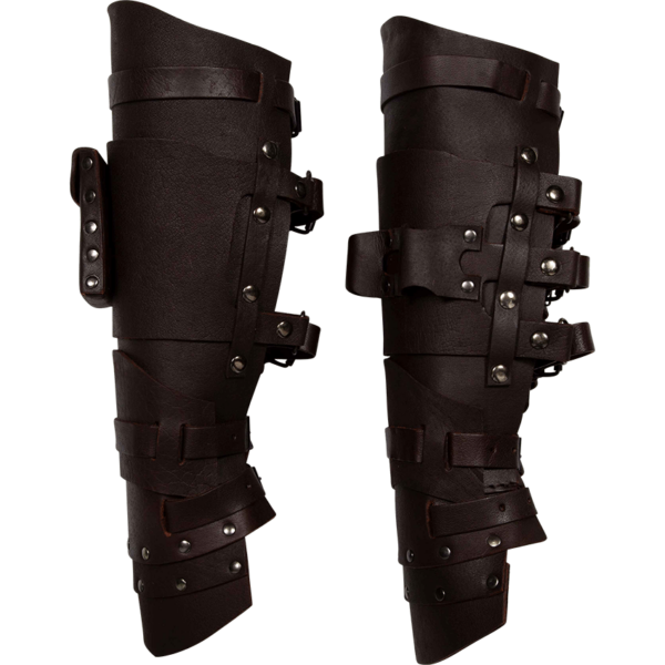 Geralt Leather Greaves