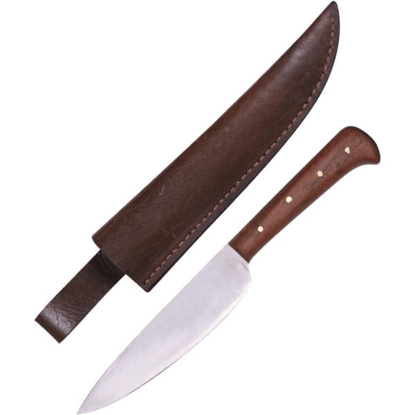 Farmers Knife with Leather Sheath