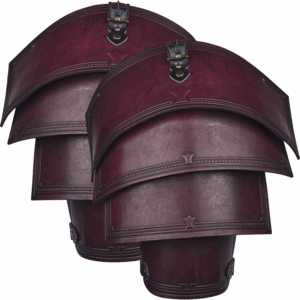 Leather Lorica Spaulders